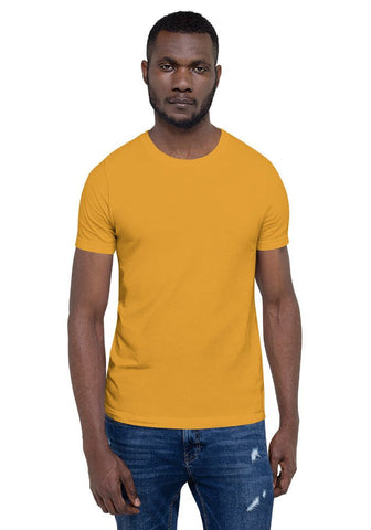Mustard 3001 Unisex Short Sleeve Jersey T-Shirt Bella+Canvas