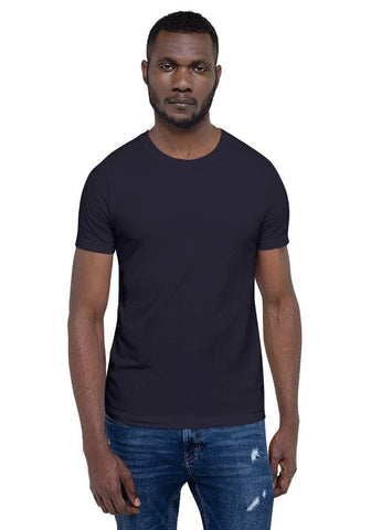 Navy 3001 Unisex Short Sleeve Jersey T-Shirt Bella+Canvas