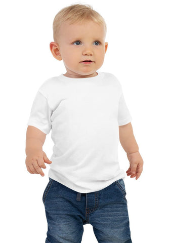 White 3001B Baby Jersey Short Sleeve Tee Bella+Canvas