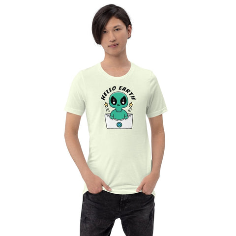 Citron Alien Envelope Unisex Short Sleeve Jersey T-Shirt Bella+Canvas