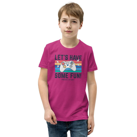 Berry Joysticks Gamepad Youth Short Sleeve Tee Bella+Canvas