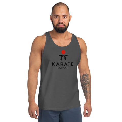 Asphalt Karate Japan Unisex Jersey Tank Bella+Canvas