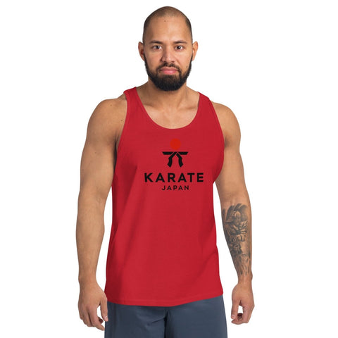 Red Karate Japan Unisex Jersey Tank Bella+Canvas