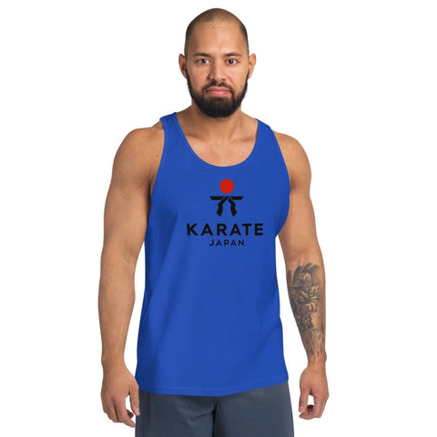 True Royal Karate Japan Unisex Jersey Tank Bella+Canvas