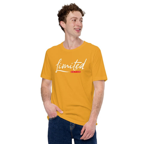 Mustard Limited Edition Unisex Short Sleeve Jersey T-Shirt Bella+Canvas