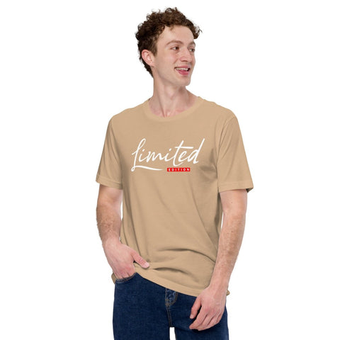 Tan Limited Edition Unisex Short Sleeve Jersey T-Shirt Bella+Canvas