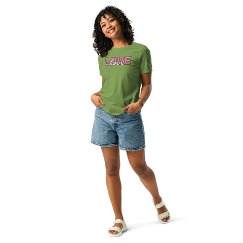 Leaf Love Women's Relaxed Jersey Tee Bella+Canvas