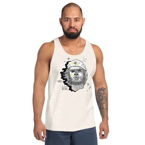 Oatmeal Triblend Modern Che Guevara Unisex Jersey Tank Bella+Canvas