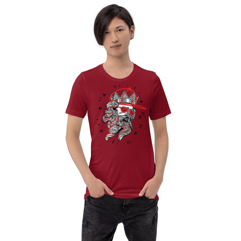 Cardinal Modern Poseidon Unisex Short Sleeve Jersey T-Shirt Bella+Canvas