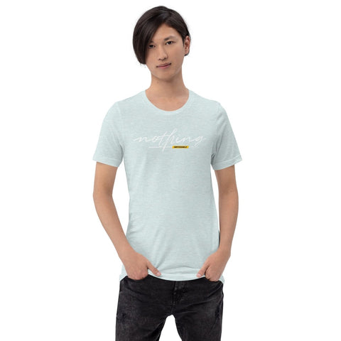 Heather Prism Ice Blue Nothing Impossible Unisex Heather Short Sleeve Jersey T-shirt Bella+Canvas