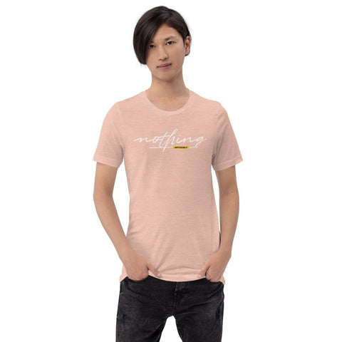 Heather Prism Peach Nothing Impossible Unisex Heather Short Sleeve Jersey T-shirt Bella+Canvas