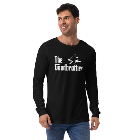 Black The Good Brother Unisex Long Sleeve Shirt Bella+Canvas