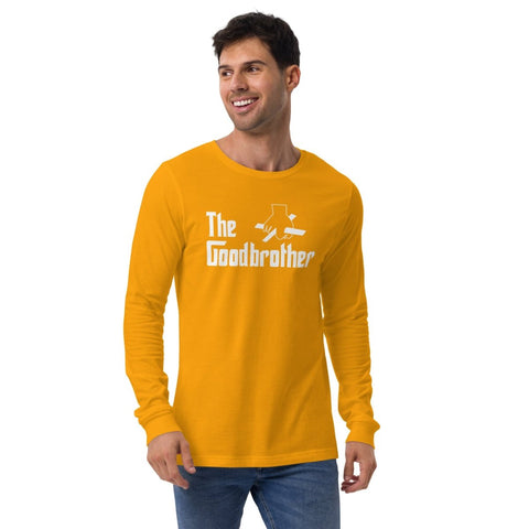 Gold The Good Brother Unisex Long Sleeve Shirt Bella+Canvas