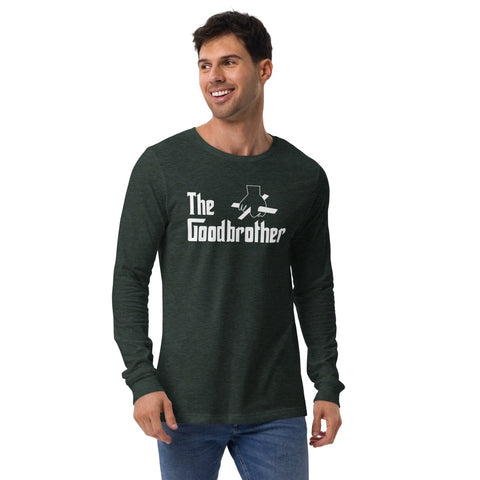 Heather Forest The Good Brother Unisex Long Sleeve Shirt Bella+Canvas