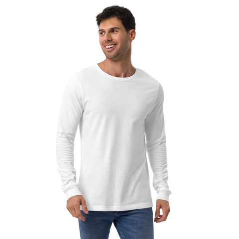 White The Good Brother Unisex Long Sleeve Shirt Bella+Canvas