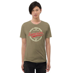 Olive Triblend Vintage Superior Denim Unisex Triblend Short Sleeve T-Shirt Bella+Canvas