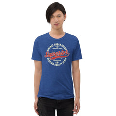True Royal Triblend Vintage Superior Denim Unisex Triblend Short Sleeve T-Shirt Bella+Canvas