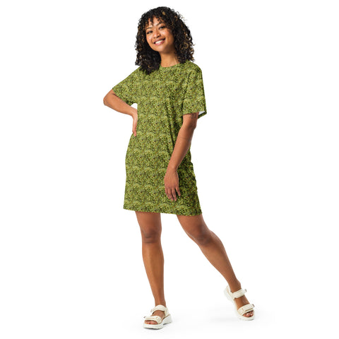 2XS Bud Camo T-Shirt Dress Budcamo