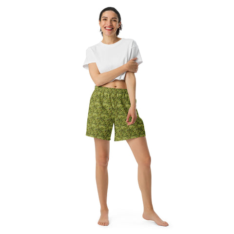 2XS Bud Camo Unisex Athletic Long Shorts Budcamo