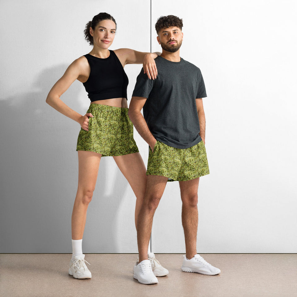 XS Bud Camo Unisex Athletic Shorts Budcamo