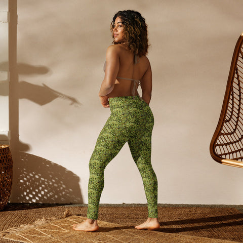 XS Bud Camo Yoga Leggings Budcamo