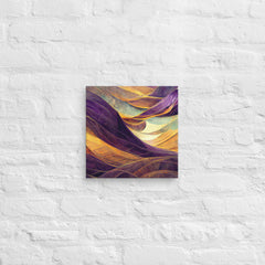 Abstract Colorful Organic 3D Shapes Canvas (12x12 ) by Canvas Devil. Available at Canvas Devil.