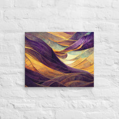 Abstract Colorful Organic 3D Shapes Canvas (16x20 ) by Canvas Devil. Available at Canvas Devil.