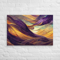 Abstract Colorful Organic 3D Shapes Canvas (24x36 ) by Canvas Devil. Available at Canvas Devil.