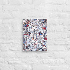 Abstract Thinking Man Canvas (16x12 ) by Canvas Devil. Available at Canvas Devil.