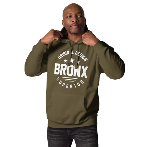 Military Green Bronx Unisex Premium Hoodie Cotton Heritage