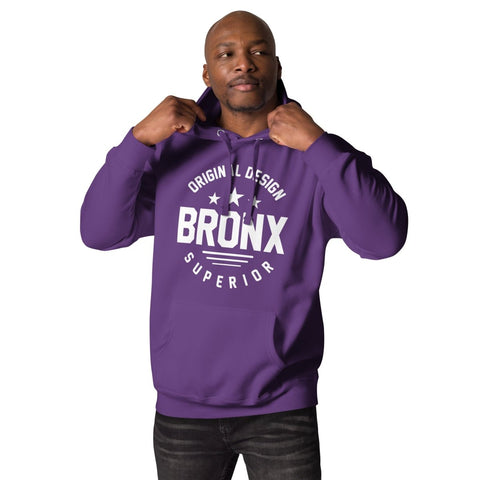 Purple Bronx Unisex Premium Hoodie Cotton Heritage