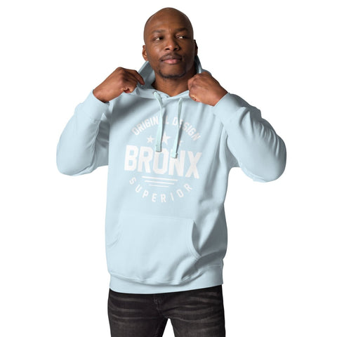 Sky Blue Bronx Unisex Premium Hoodie Cotton Heritage