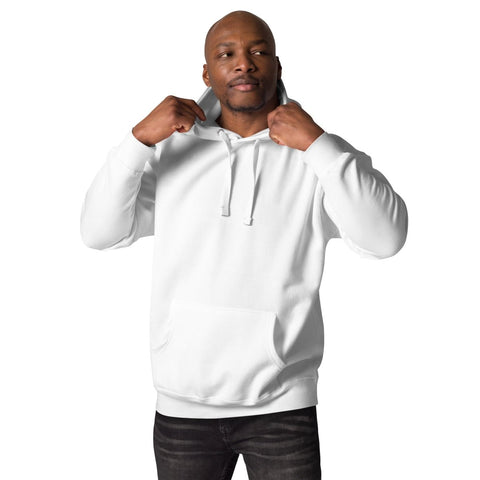 White Bronx Unisex Premium Hoodie Cotton Heritage