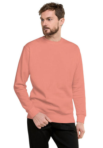 Dusty Rose M2480 Unisex Premium Sweatshirt Cotton Heritage