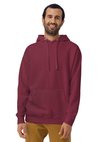 Maroon M2580 Unisex Premium Hoodie Cotton Heritage