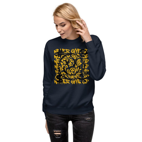 Navy Blazer Urban Smile Unisex Premium Sweatshirt Cotton Heritage