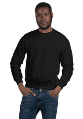 Black 18000 Unisex Heavy Blend Crewneck Sweatshirt Gildan