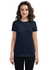 Navy 880 Women's Fashion Fit T-shirt Gildan