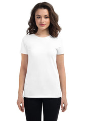 White 880 Women's Fashion Fit T-shirt Gildan