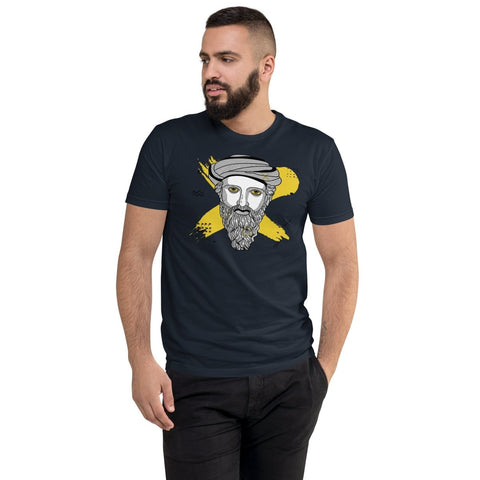 Midnight Navy Modern Pythagoras Men's Fitted T-Shirt Next Level