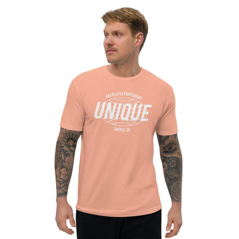 Desert Pink Unique Men's Fitted T - Shirt Next Level