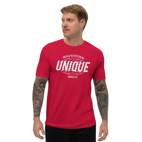 Red Unique Men's Fitted T - Shirt Next Level