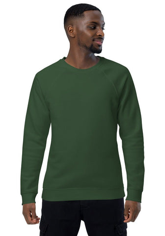 Bottle green 03567 Unisex Organic Raglan Sweatshirt SOL'S