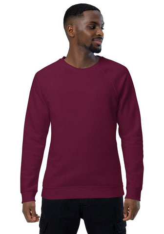 Burgundy 03567 Unisex Organic Raglan Sweatshirt SOL'S