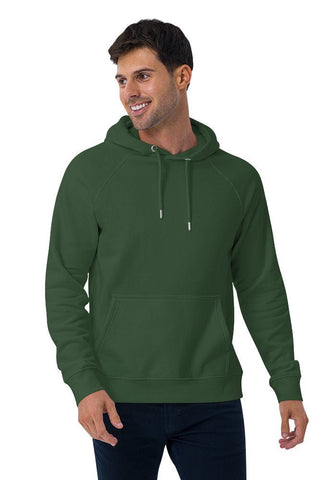 Bottle green 03568 Unisex Eco Raglan Hoodie SOL'S