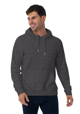 Charcoal Melange 03568 Unisex Eco Raglan Hoodie SOL'S