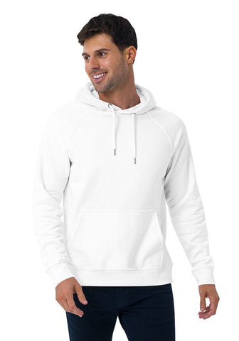 White 03568 Unisex Eco Raglan Hoodie SOL'S