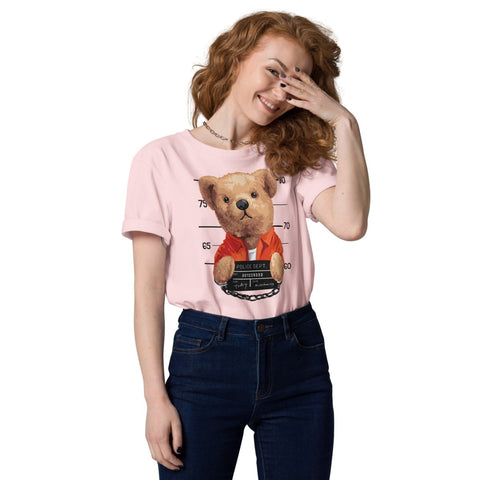 Cotton Pink Bear Doll Mugshot Unisex Organic Cotton T-Shirt Stanley/Stella