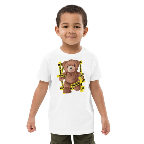 White Criminally Cute Organic Cotton Kids T-shirt Stanley/Stella