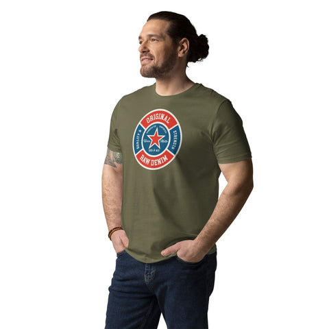 Khaki Original Union Made Unisex Organic Cotton T-Shirt Stanley/Stella